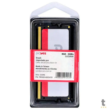 Memoria para Notebook Ddr4 8gb 2400Mhz PCYes PM082400D4SO Truedata