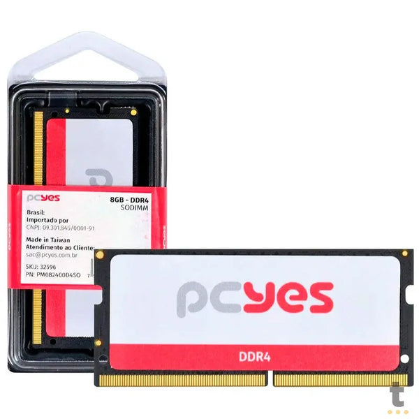 Memoria para Notebook Ddr4 8gb 2400Mhz PCYes PM082400D4SO