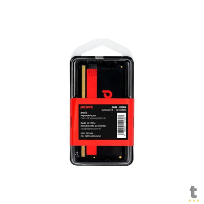 Memoria para Notebook Ddr4 8gb 3200mhz PCYes Sodimm - PM083200D4SO Truedata