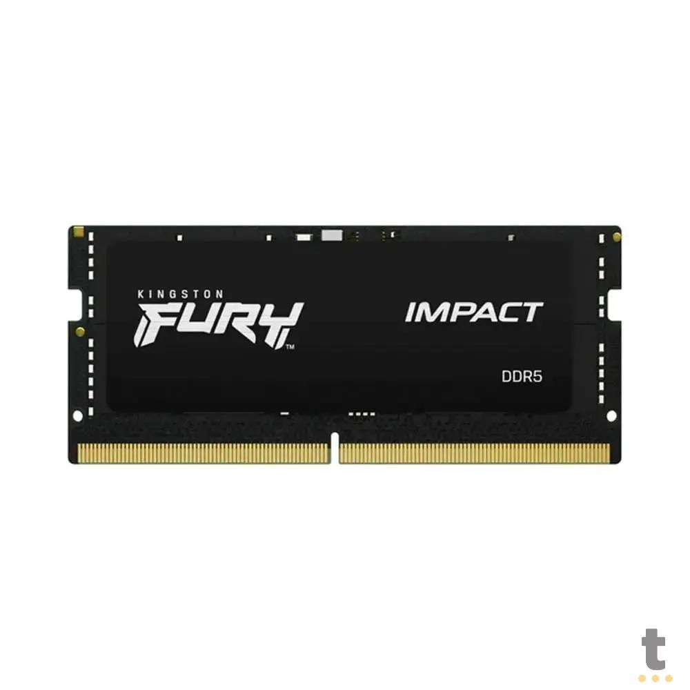 Memoria para Notebook Ddr5 16gb 5600Mhz Kingston Fury Impact 11V Black - KF556S40IB16 Truedata