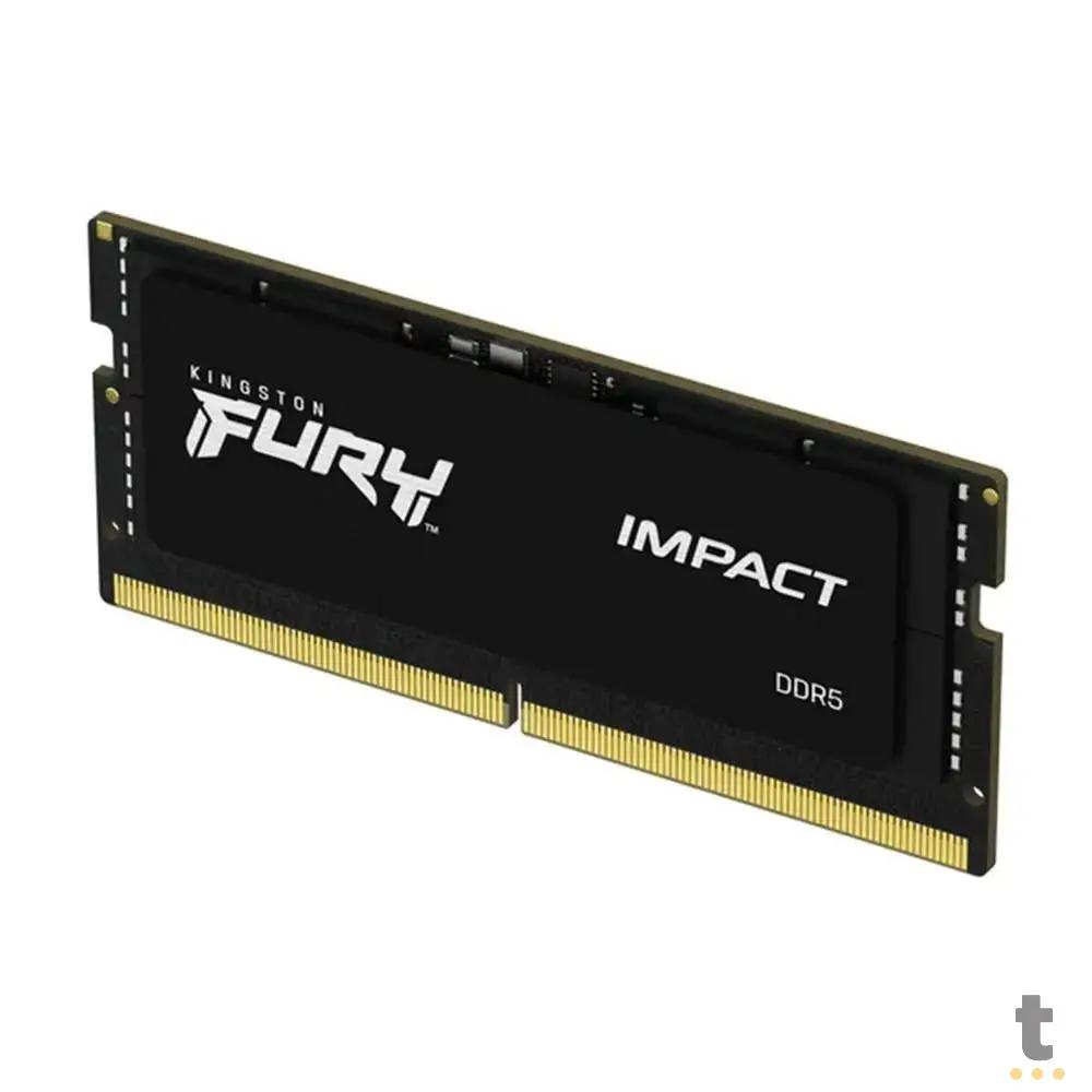 Memoria para Notebook Ddr5 16gb 5600Mhz Kingston Fury Impact 11V Black - KF556S40IB16 Truedata