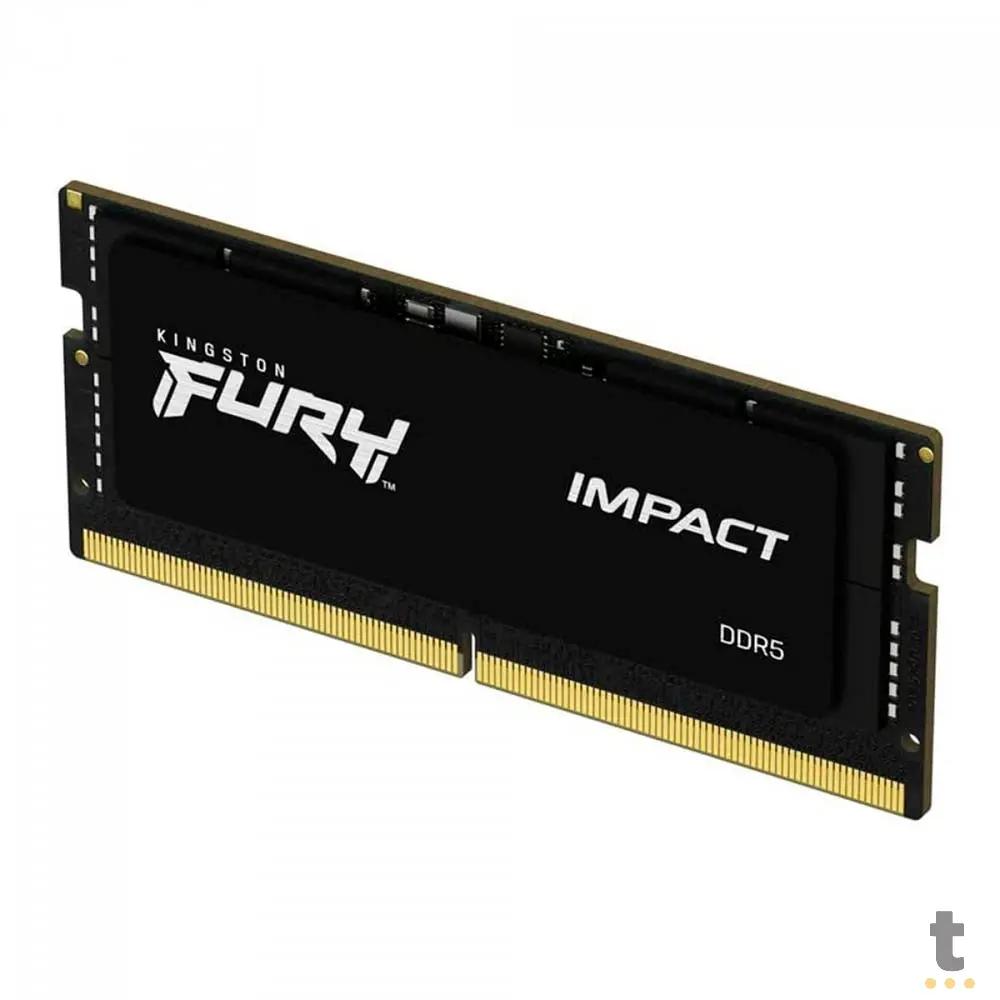 Memoria para Notebook Ddr5 32gb 4800Mhz Kingston Fury Impact CL38 - KF548S38IB-32 Truedata