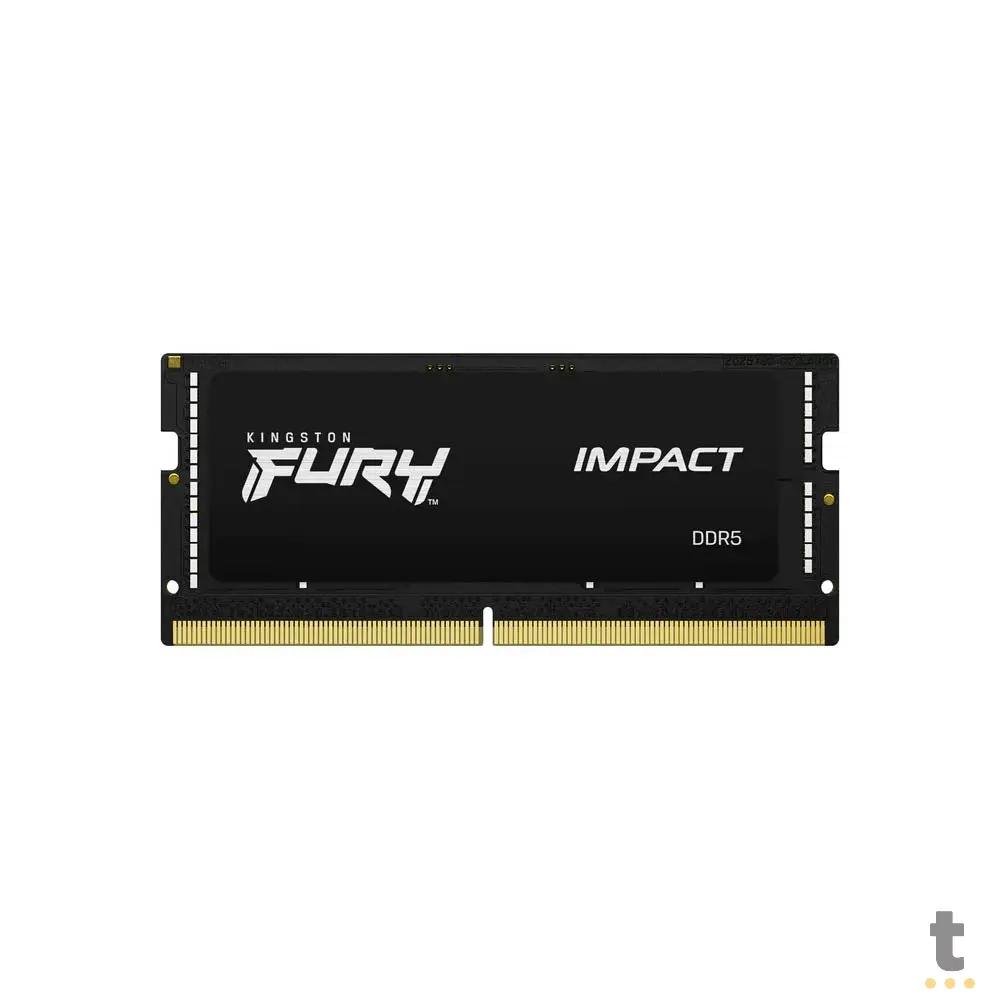 Memoria para Notebook Ddr5 32gb 5600Mhz Kingston Fury Impact 11V Black - KF556S40IB32 Truedata