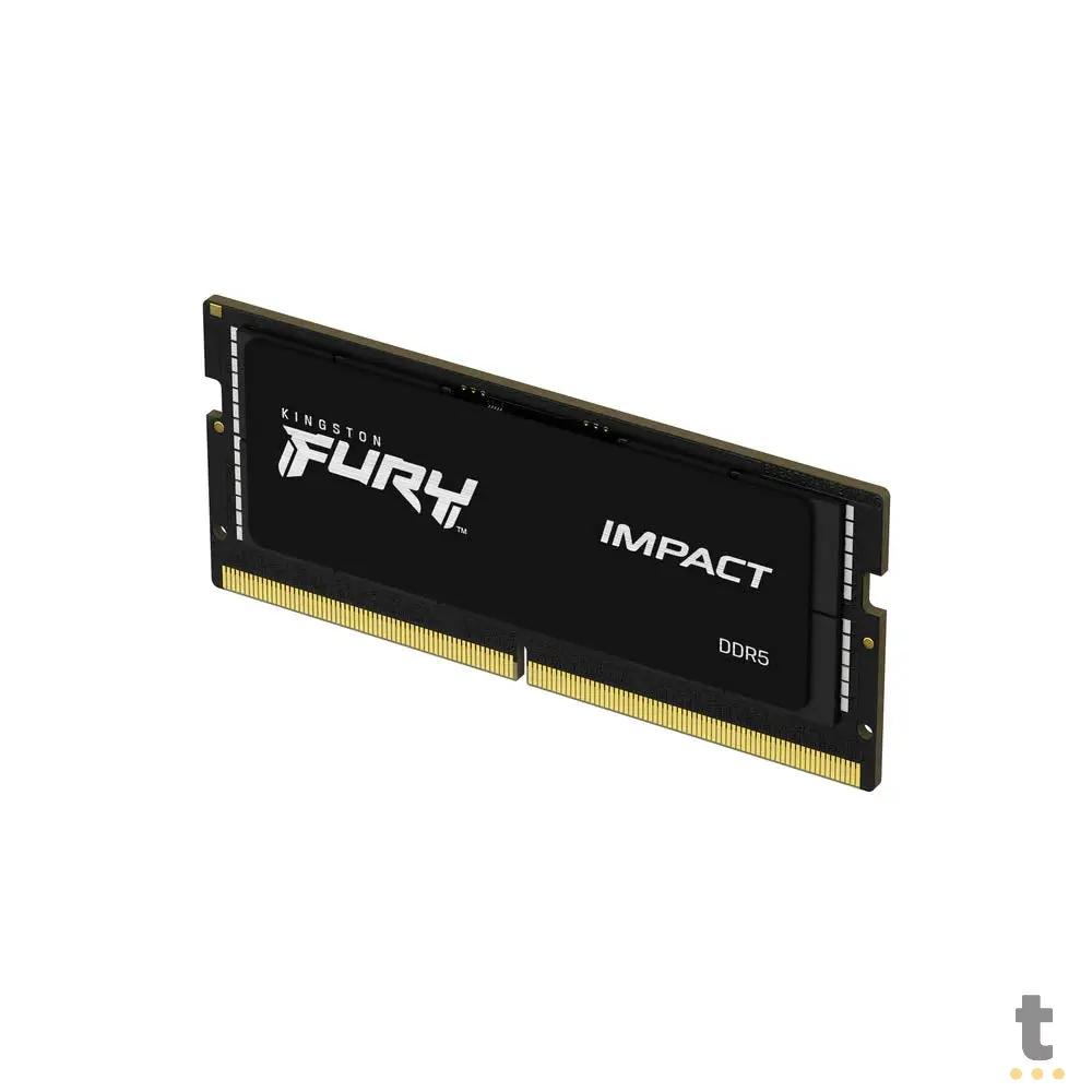 Memoria para Notebook Ddr5 32gb 5600Mhz Kingston Fury Impact 11V Black - KF556S40IB32 Truedata