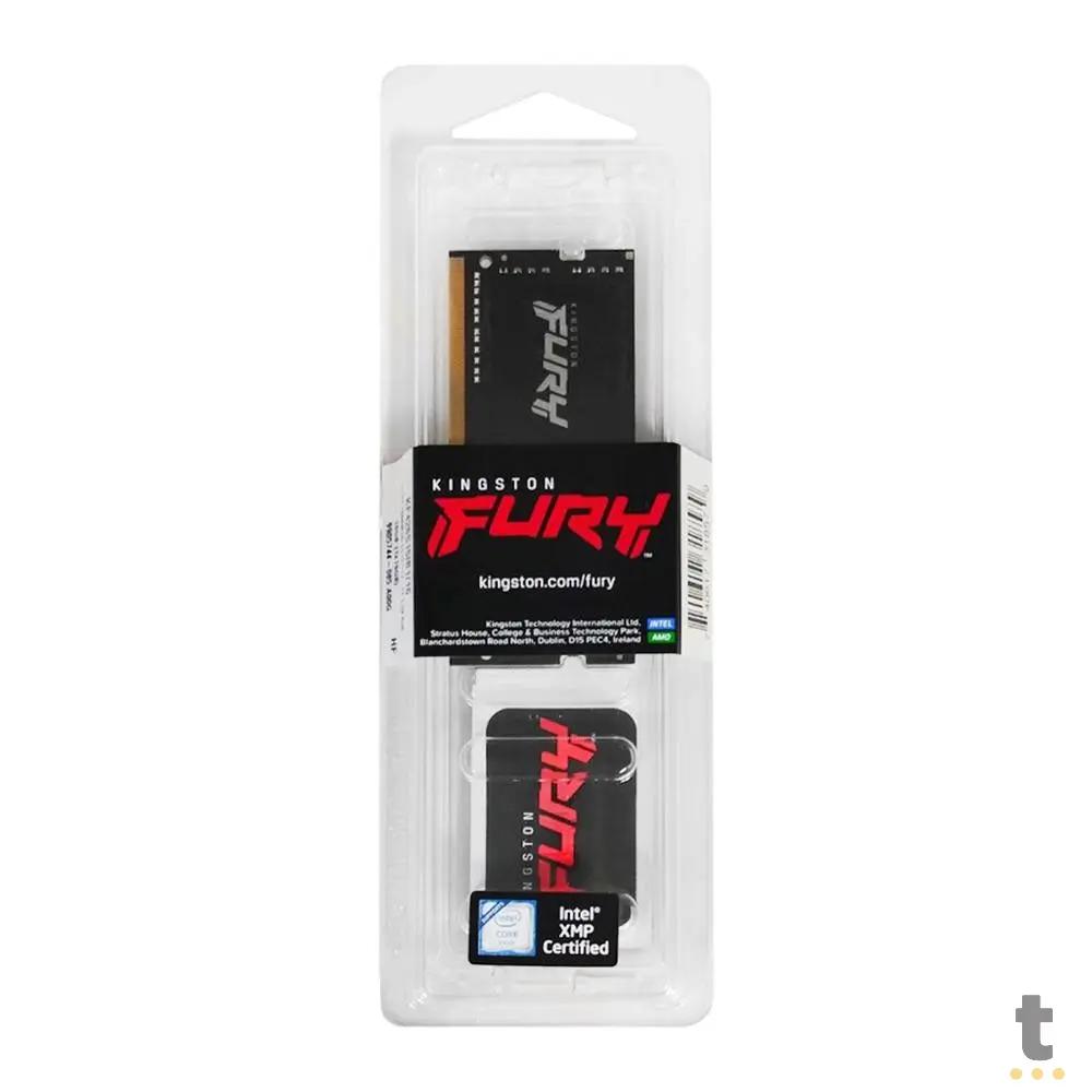Memoria para Notebook Kingston Fury Impact Ddr4 16gb 3200Mhz - KF432S20IB/16 Truedata