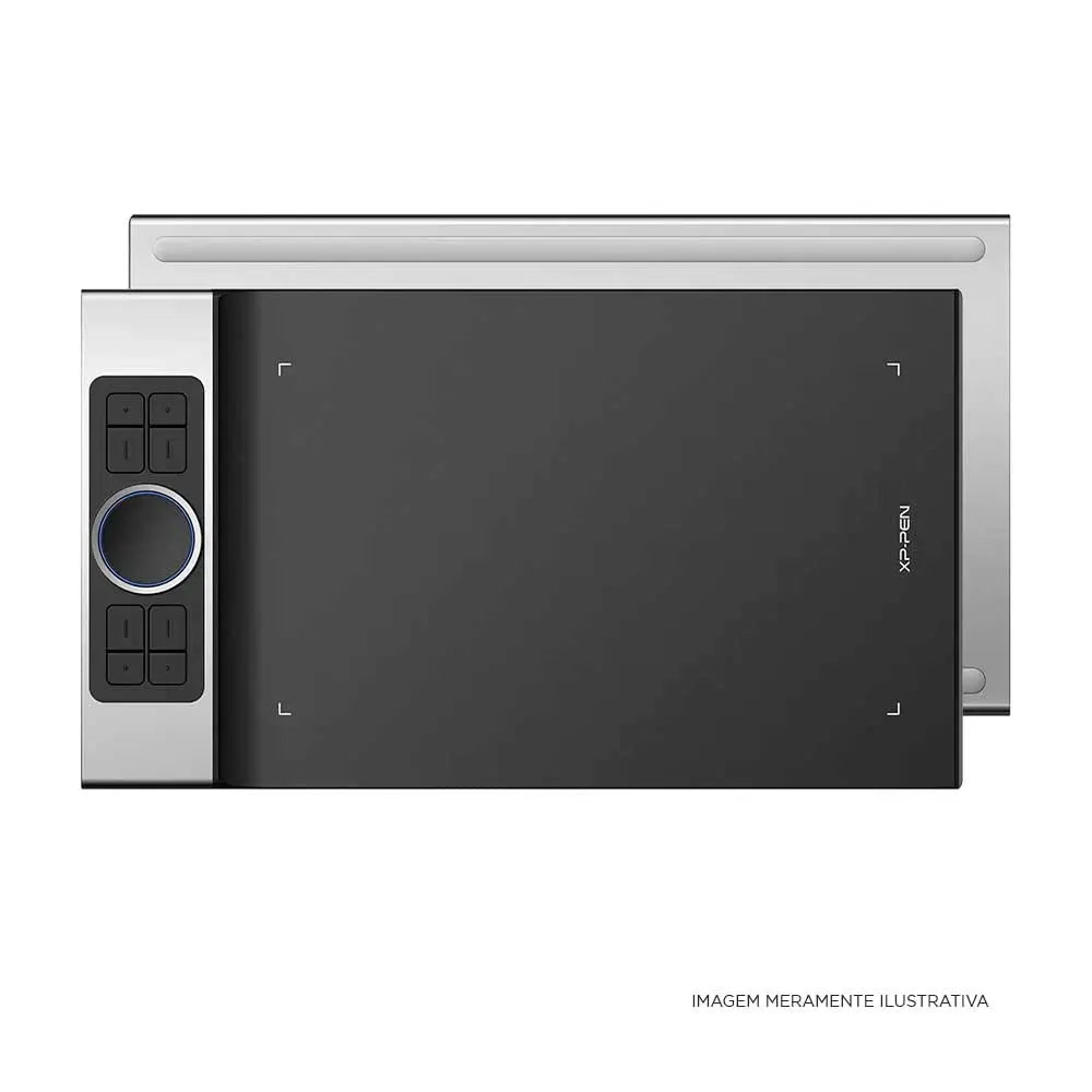 Mesa Digitalizadora XP-Pen Deco Pro Small 5080LPI USB C/ Luva e Suporte de Caneta Truedata