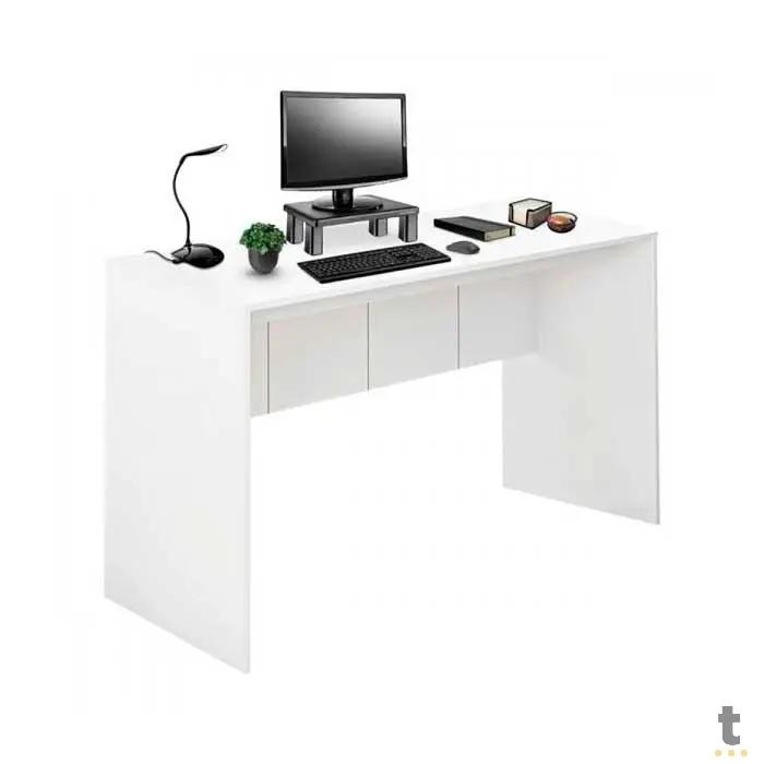 Mesa para Computador MDP/MDF 136cm Branco Fosco Multilaser - EI075 Truedata