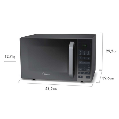 Micro-Ondas 27L SmartPlate 127V MXSA27S1 Prata Espelhado - Midea