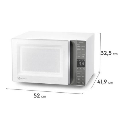 Micro-Ondas 36L Efficient com Descongelamento Assistido ME36B 127V Branco - Electrolux