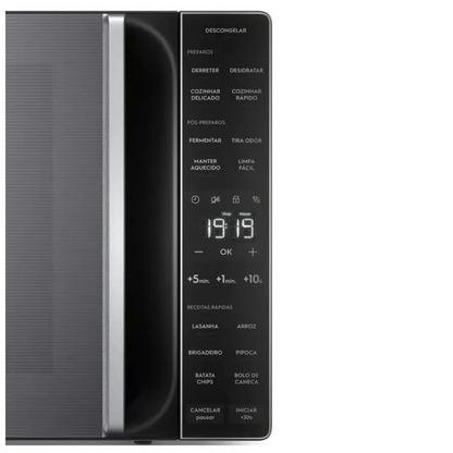Micro-Ondas 36L Efficient com Descongelamento Assistido ME36S 127V Prata - Electrolux