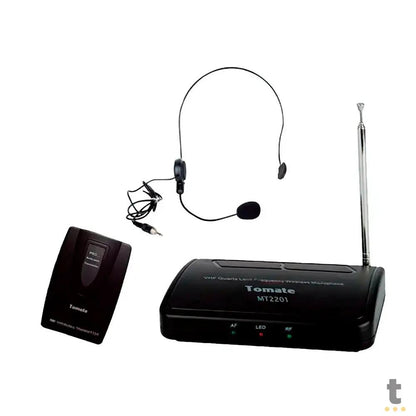 Microfone Auricular Profissional Wireless Sem Fio Tomate - MT-2201 Truedata
