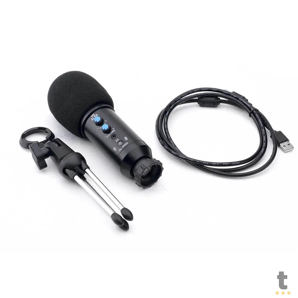 Microfone Condensador Alra Music Cardioide Usb Studio - AL-M669 Truedata
