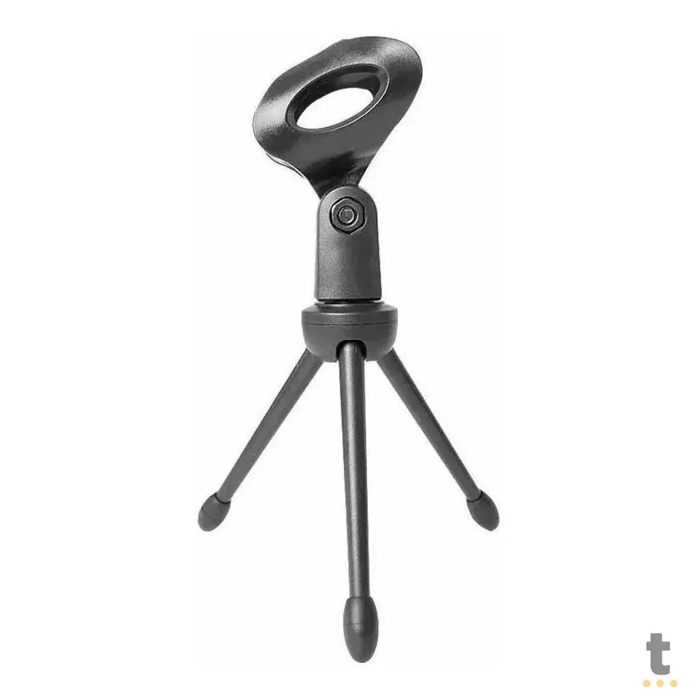 Microfone Condensador de Mesa Com Suporte Tripé P2 Riomartec - MO-00999 Truedata