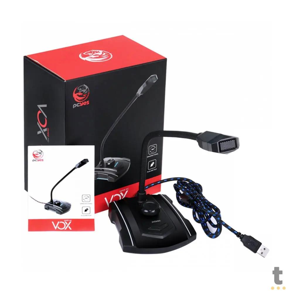 Microfone Gamer PCYes Vox - SH-01U Truedata