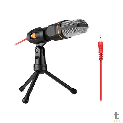 Microfone Para Computador Com Suporte Condensador Riomarteg SF-666 P2 Truedata