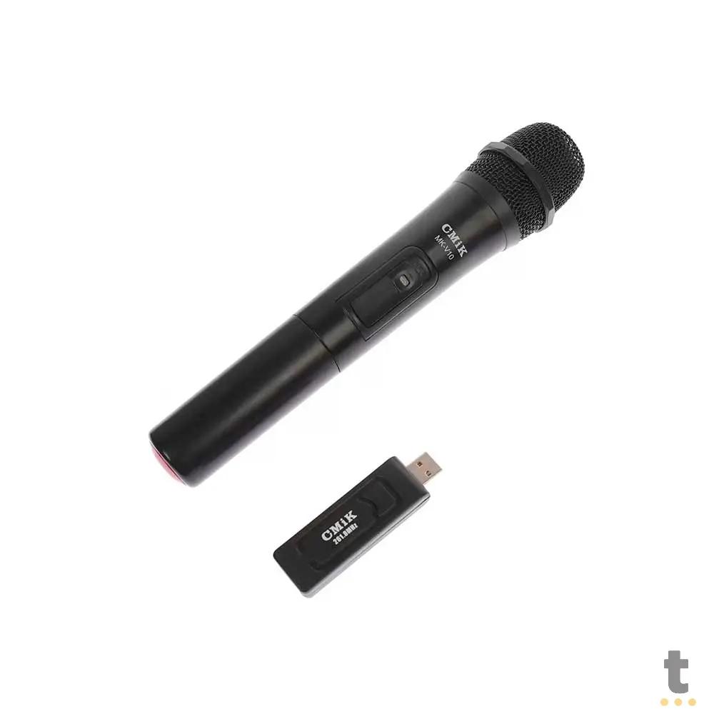 Microfone Profissional Sem Fio Cmik MK-V10 Truedata