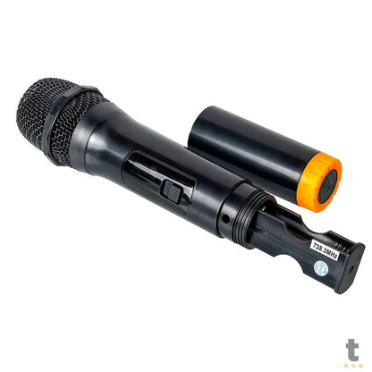 Microfone Profissional Sem Fio USB Leon - V-16U Truedata