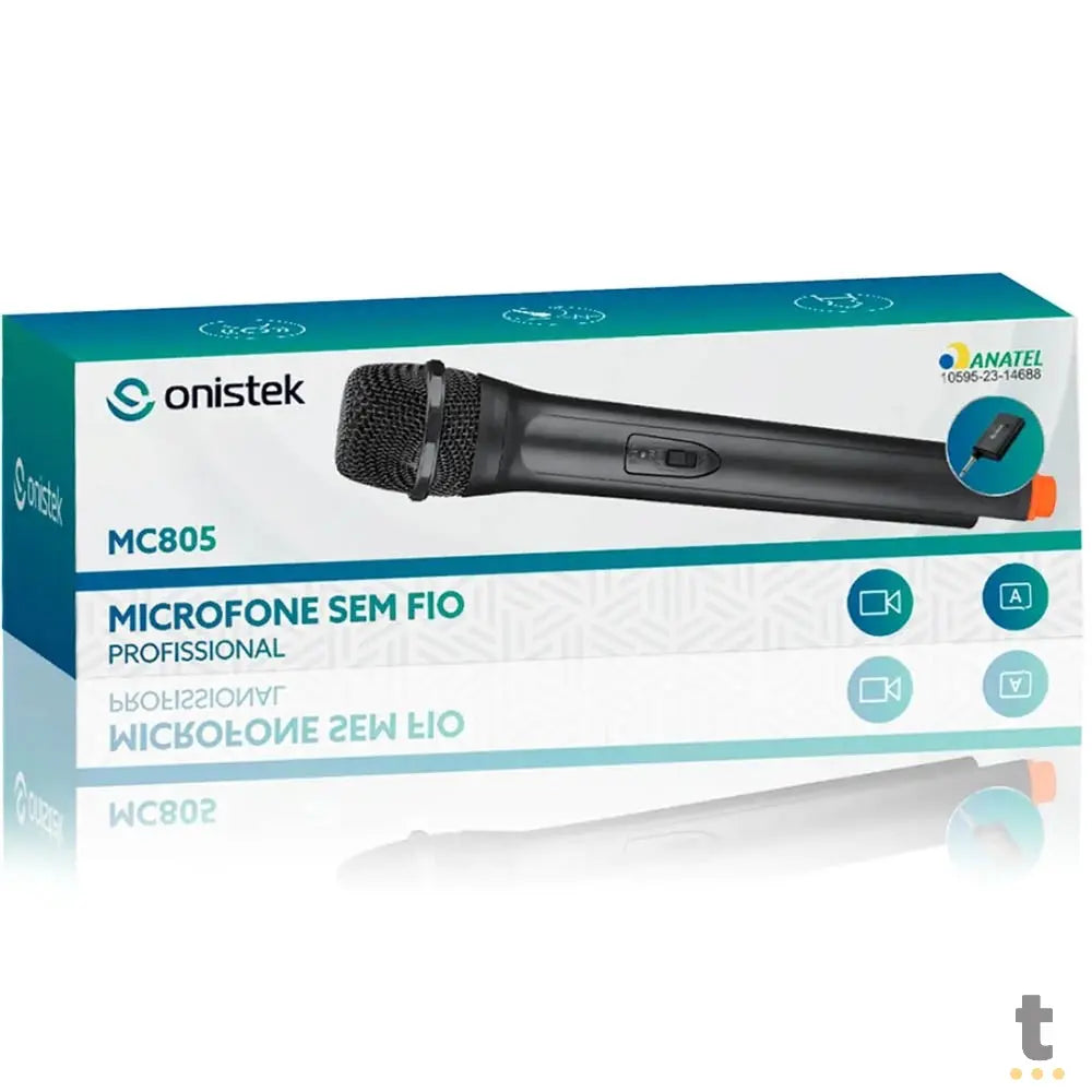 Microfone Sem Fio Onistek - ON-MC805 Truedata