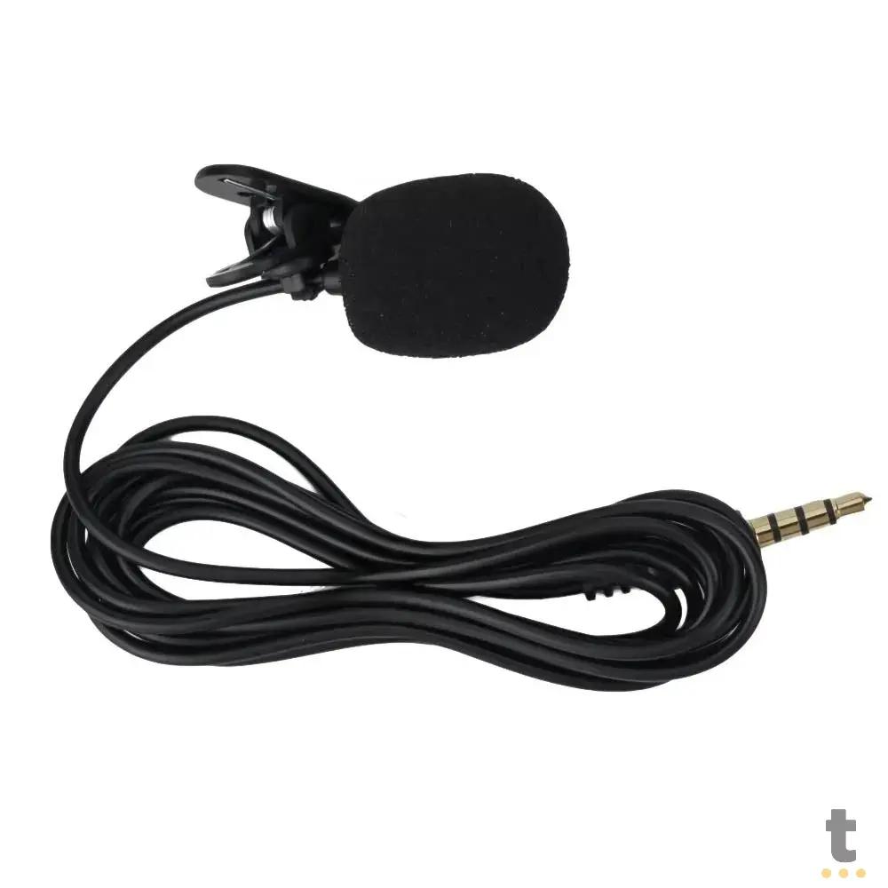 Microfone de Lapela Conexão P3 1,5mts - LJ-3 5T Truedata