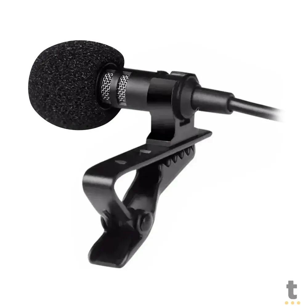 Microfone de Lapela Tomate 1,0m P2 - MT-3302 Truedata