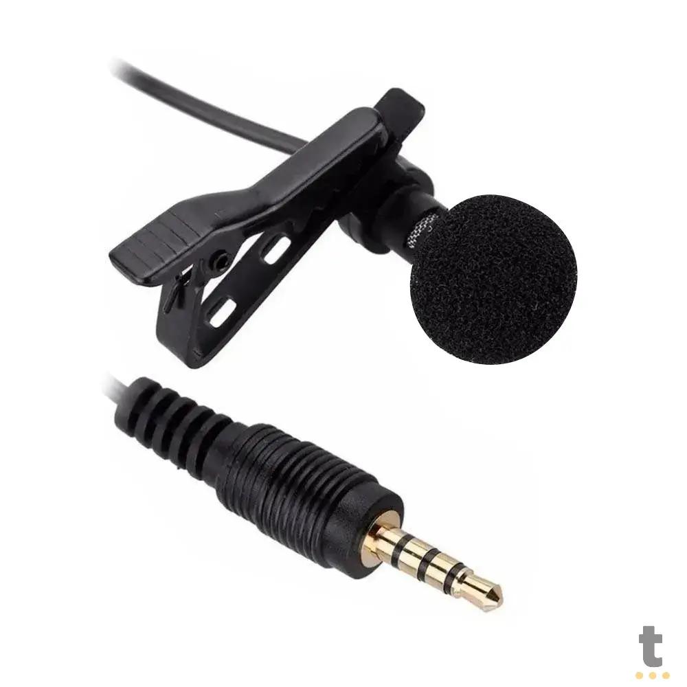 Microfone de Lapela Tomate 1,0m P2 - MT-3302 Truedata