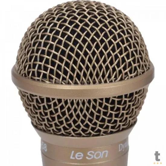 Microfone de Mão Dinâmico Profissional C/ Fio 4m Tomate - MT-1015 Truedata