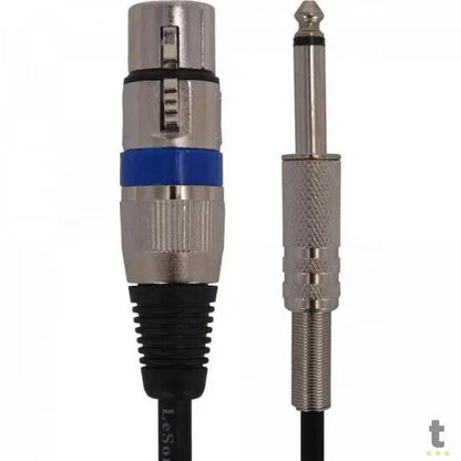 Microfone de Mão Dinâmico Profissional C/ Fio 4m Tomate - MT-1015 Truedata