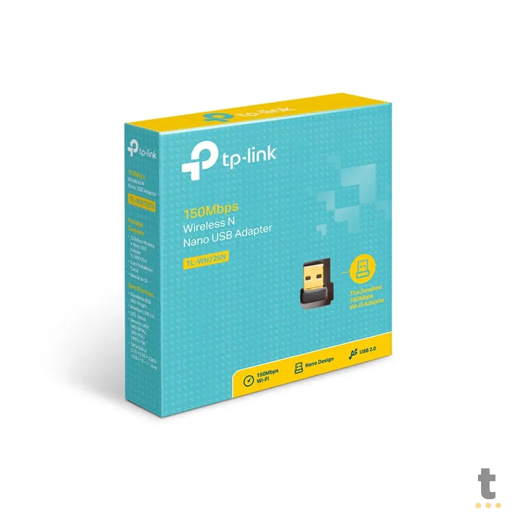 Mini Adaptador Wireless TP-Link N USB 150 Mbps - TL-WN725N Truedata