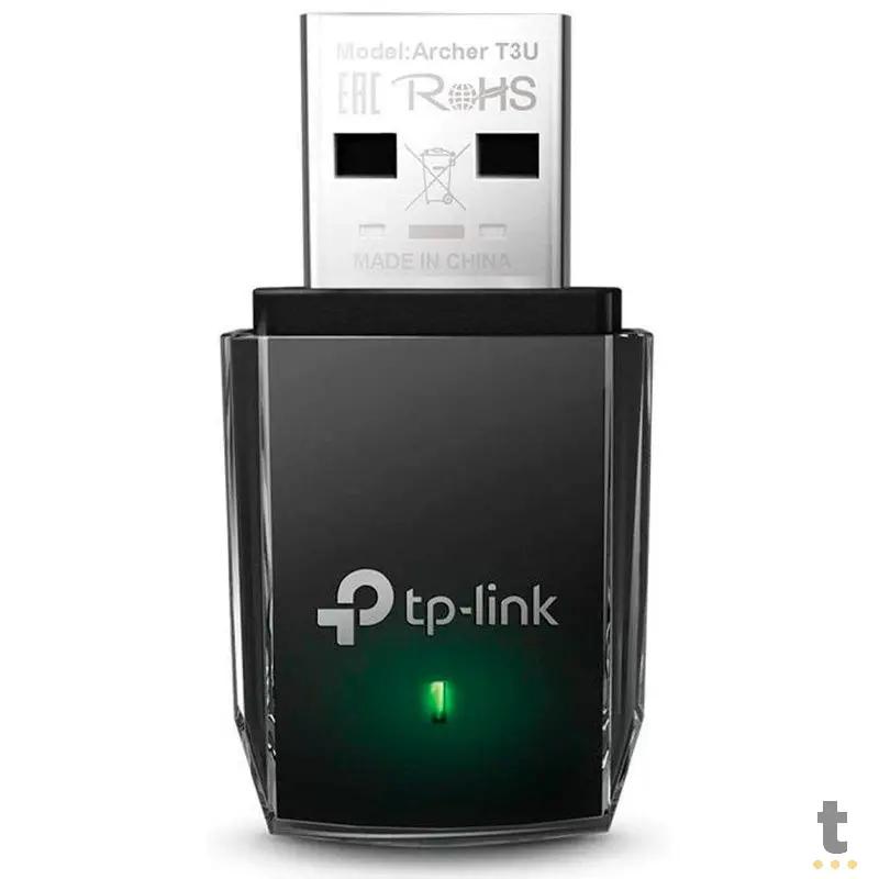 Mini Adaptador Wireless TP-Link USB 1300Mbps - Archer T3u Dual Band Truedata