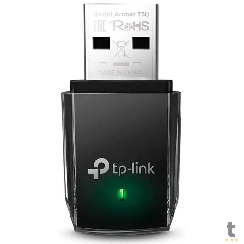 Mini Adaptador Wireless TP-Link USB 1300Mbps - Archer T3u Dual Band Truedata