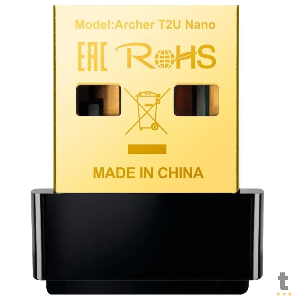 Mini Adaptador Wireless TP-Link USB AC600 Dual Band - Archer T2u Nano Truedata