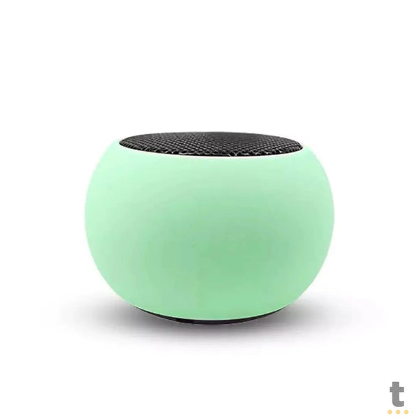 Mini Caixa De Som Bluetooth Até 4Hrs 3W - SM-01 - Verde