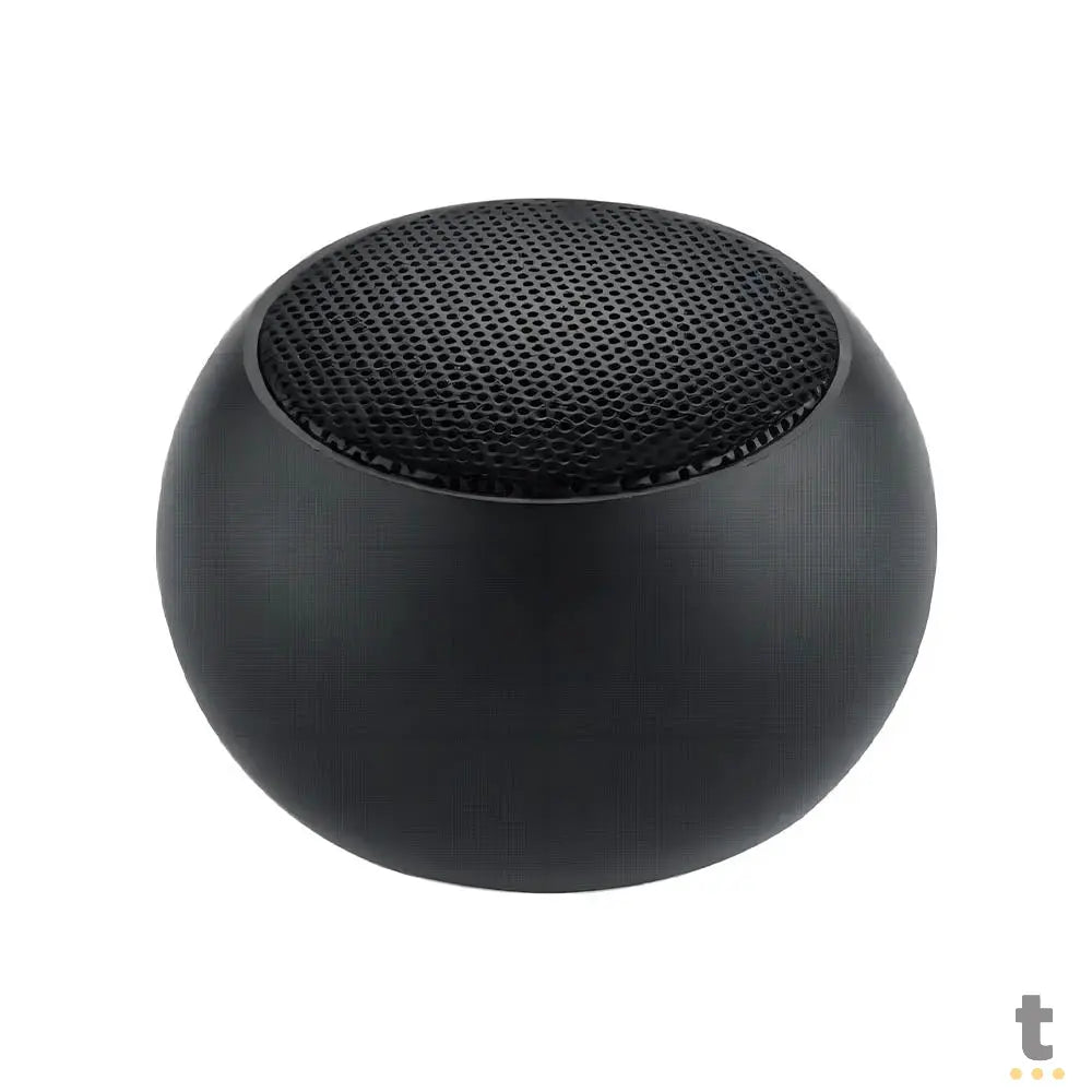 Mini Caixa De Som Bluetooth Até 4Hrs 3W - SM-03 - Preta Truedata