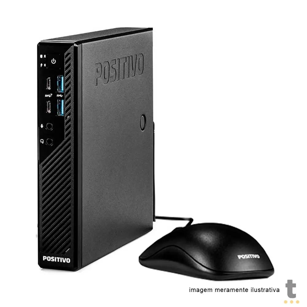Mini Computador Desktop Positivo Minipro C6200 Intel Pentium G5400t 4gb Hd 500Gb Wifi W10 Pro C/ Teclado e Mouse - 13052 Truedata