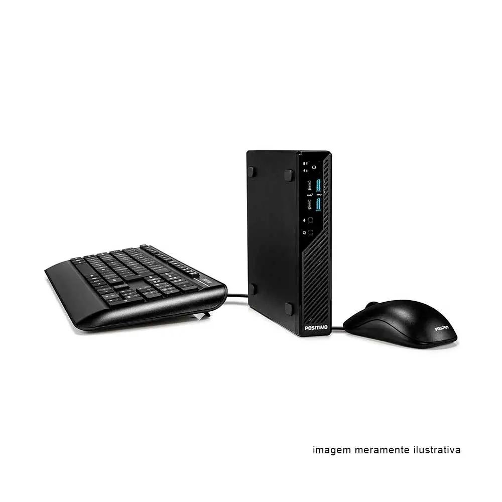 Mini Computador Desktop Positivo Minipro C6200 Intel Pentium G5400t 4gb Hd 500Gb Wifi W10 Pro C/ Teclado e Mouse - 13052 Truedata