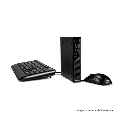 Mini Computador Desktop Positivo Minipro C6200 Intel Pentium G5400t 4gb Hd 500Gb Wifi W10 Pro C/ Teclado e Mouse - 13052 Truedata