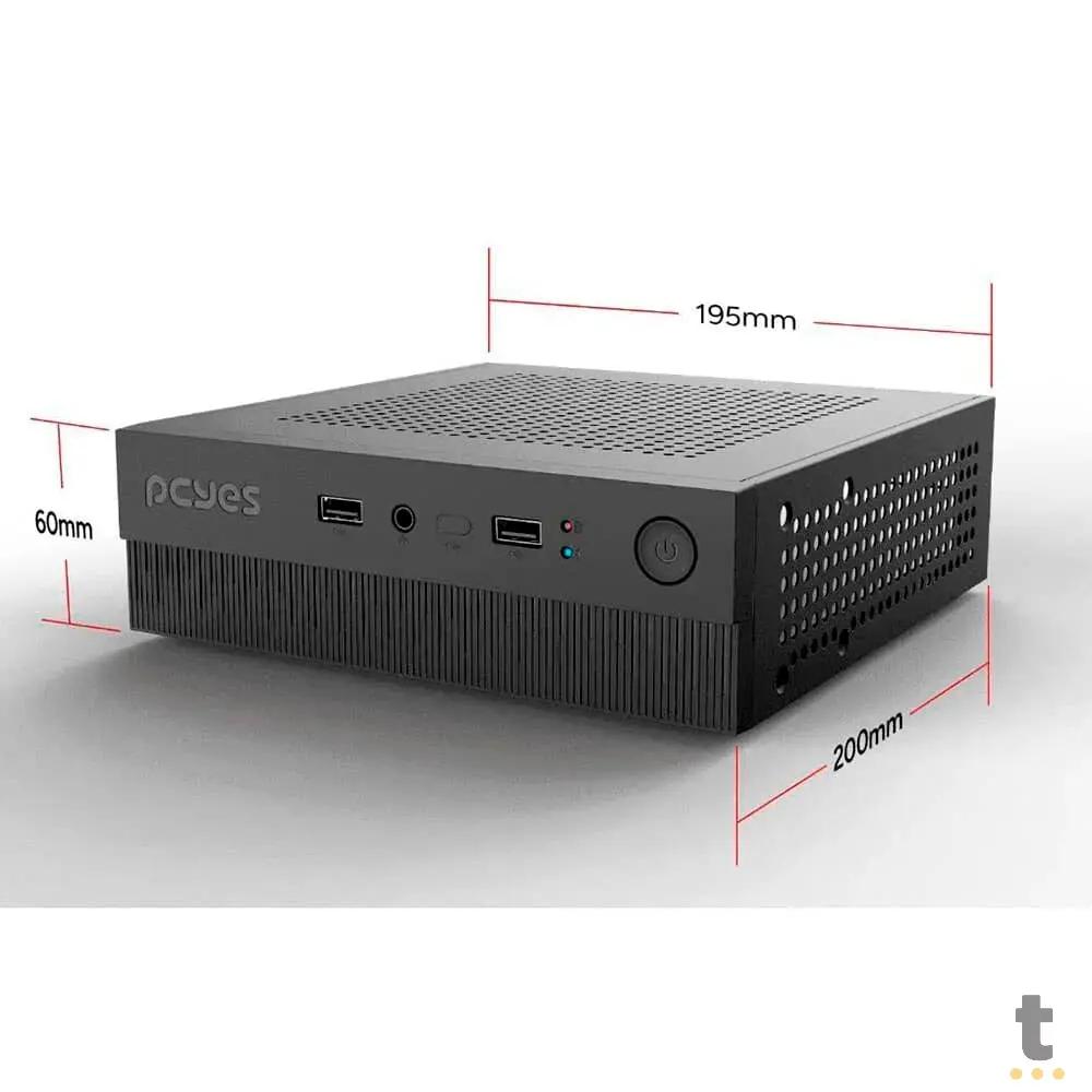 Mini Computador PCYes b500 Intel I5-1235u 3.3Ghz 8gb Ssd 512gb Wifi Bt Win11 Pro - 293966 Truedata