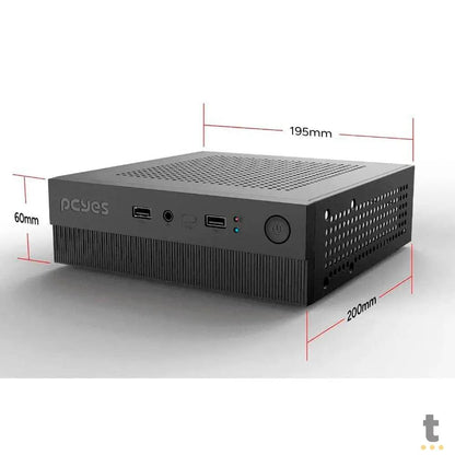 Mini Computador PCYes b500 Intel I5-1235u 3.3Ghz 8gb Ssd 512gb Wifi Bt Win11 Pro - 293966 Truedata