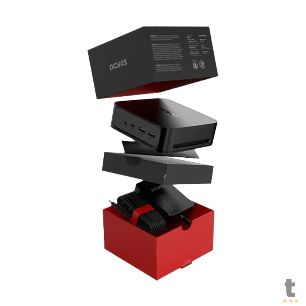 Mini Computador PcYes b300 Intel I3-1215U 3.3Ghz 8gb Ssd 256gb Nvme Wi-fi Bluetooth - 293519 Truedata