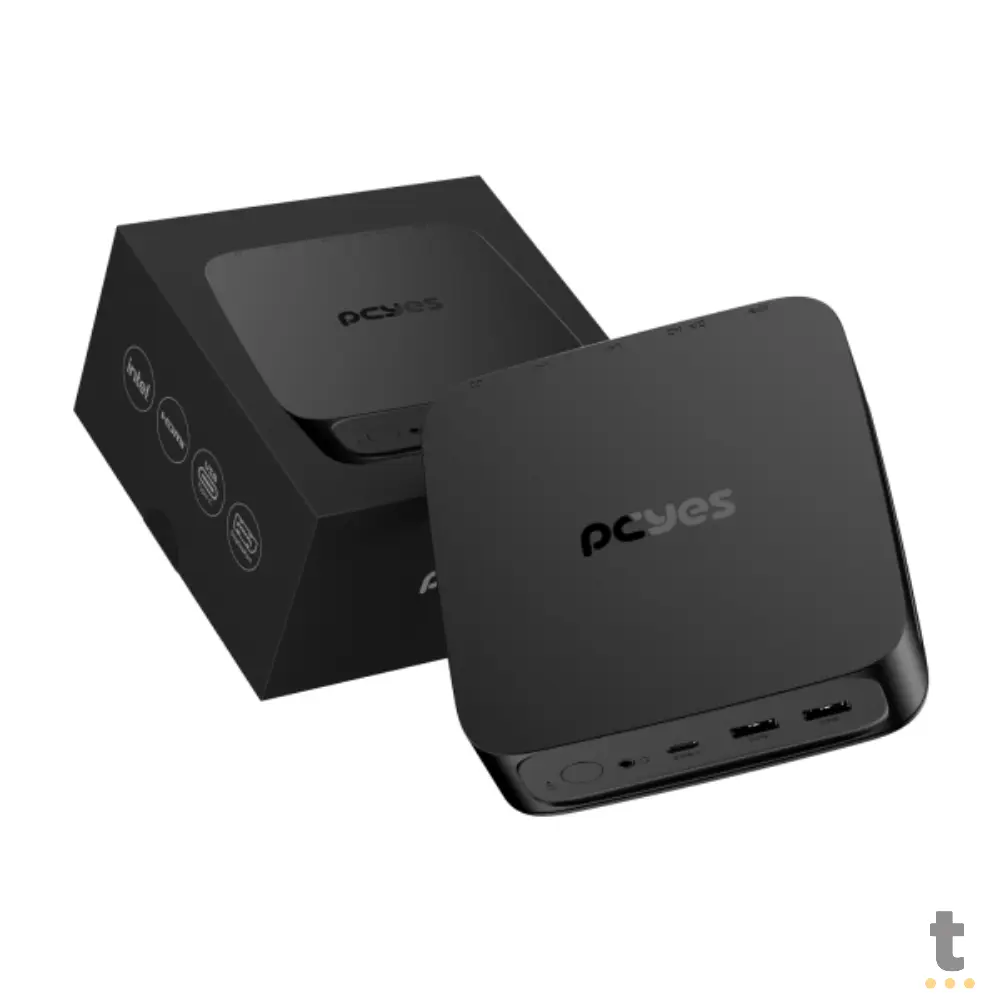 Mini Computador PcYes b300 Intel I3-1215U 3.3Ghz 8gb Ssd 256gb Nvme Wi-fi Bluetooth Windows 11 Pro - 294050 Truedata