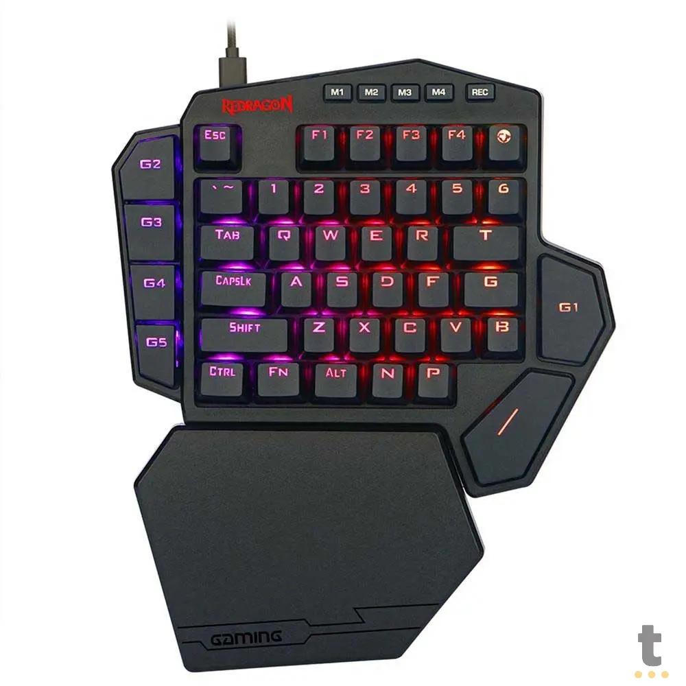 Mini Teclado Gamer Mecanico Redragon Ida Diti RGB Preto - K585RGB Truedata