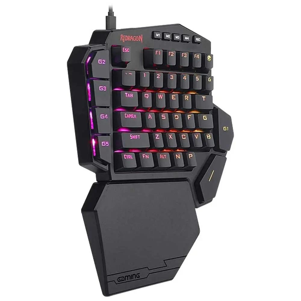 Mini Teclado Gamer Mecanico Redragon Ida Diti RGB Preto - K585RGB Truedata