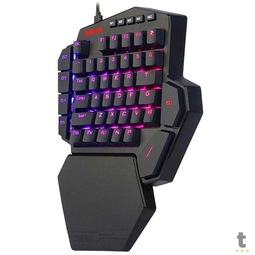 Mini Teclado Gamer Mecanico Redragon Ida Diti RGB Preto - K585RGB Truedata