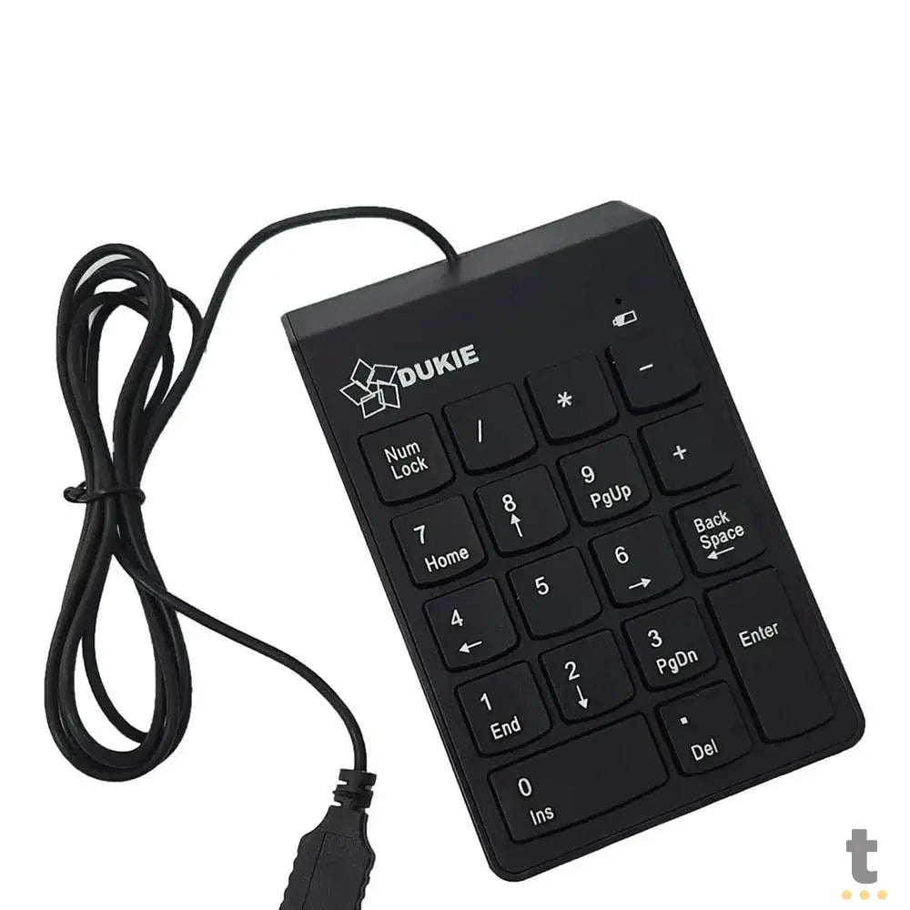 Mini Teclado Numérico com Fio Usb Dukie - DK-91 Truedata