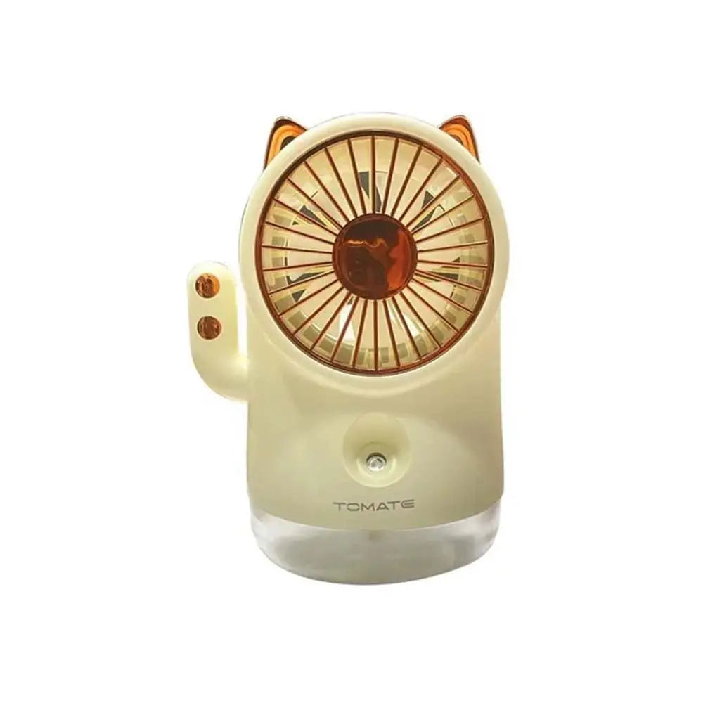 Mini Ventilador / Umidificador de Mesa 2 em 1 Tomate - MLF-008 Truedata