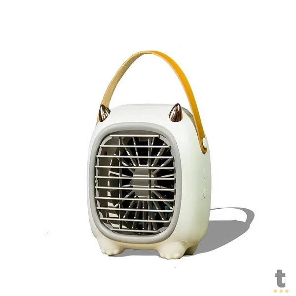 Mini Ventilador / Umidificador de Mesa Recarregável 2 em 1 Tomate - MLF-010