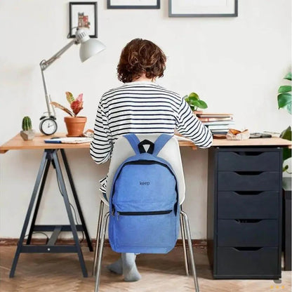 Mochila para Notebook 15.6 Keep Colors Universitária Azul - BO431 Truedata