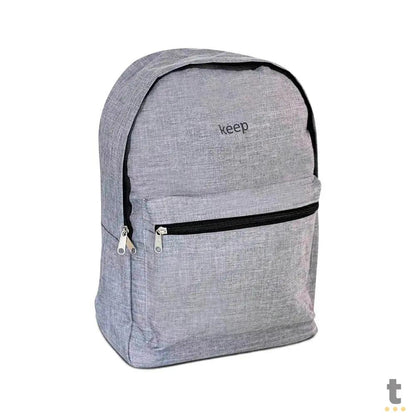Mochila para Notebook 15.6 Keep Colors Universitária Cinza - BO432 Truedata
