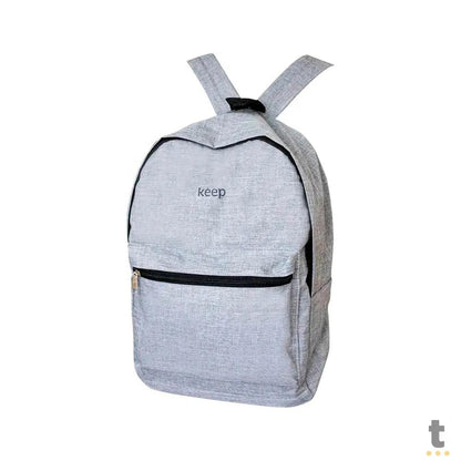 Mochila para Notebook 15.6 Keep Colors Universitária Cinza - BO432 Truedata