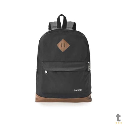 Mochila para Notebook 15.6 Keep Everyday Preta/Marrom - BO435 Truedata